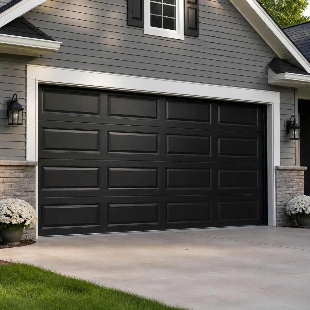 Raised-panel steel